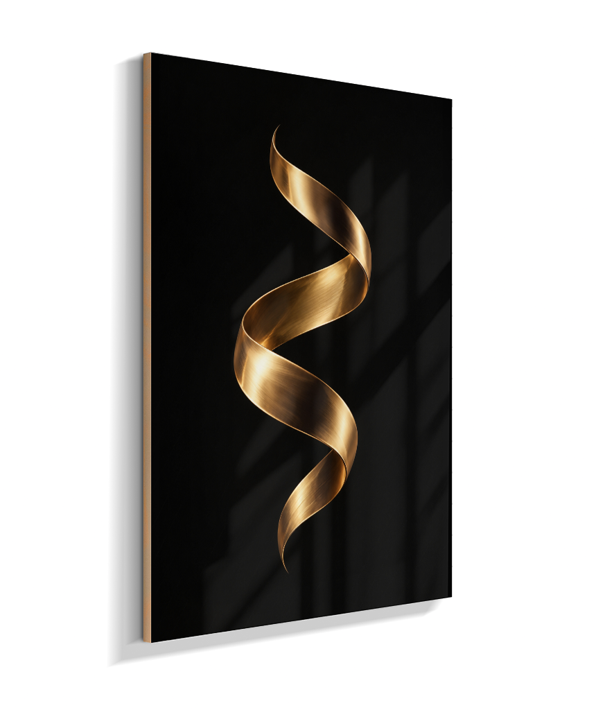 Fita Dourada — Bronze e Preto