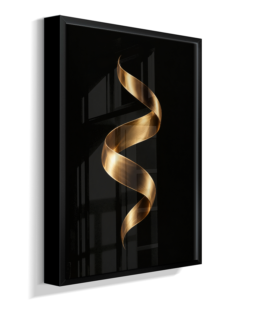 Fita Dourada — Bronze e Preto