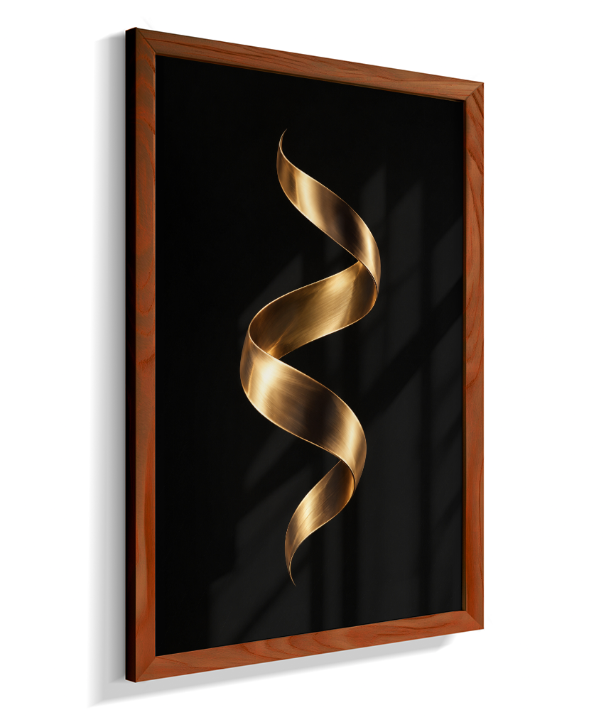 Fita Dourada — Bronze e Preto