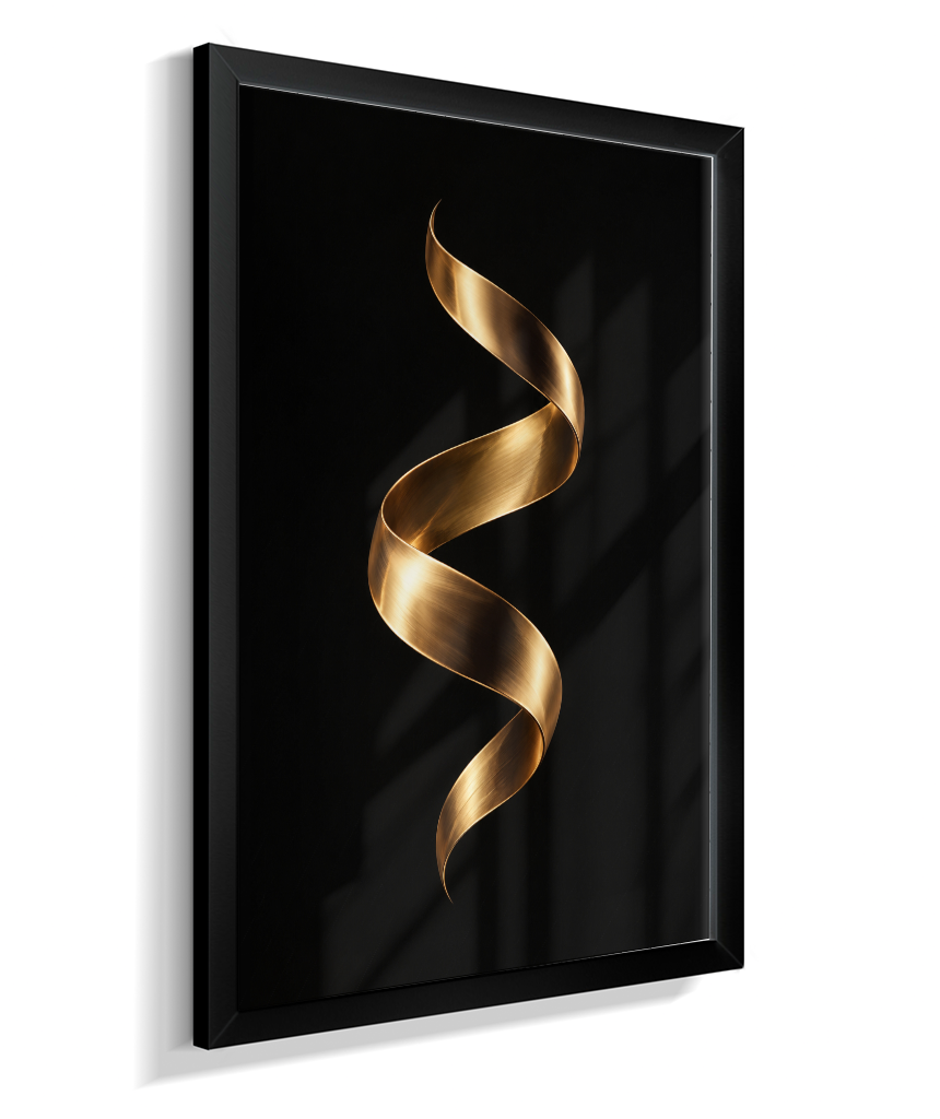 Fita Dourada — Bronze e Preto