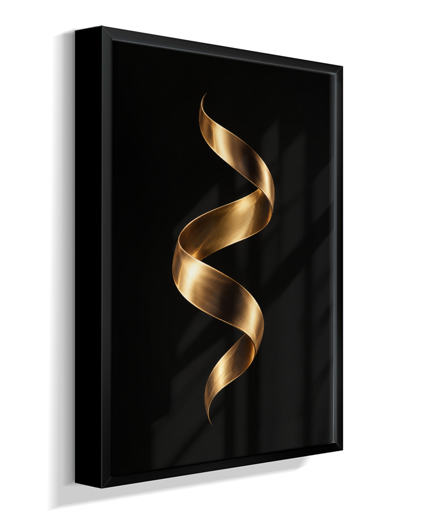 Fita Dourada — Bronze e Preto