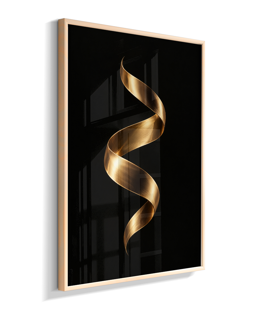 Fita Dourada — Bronze e Preto