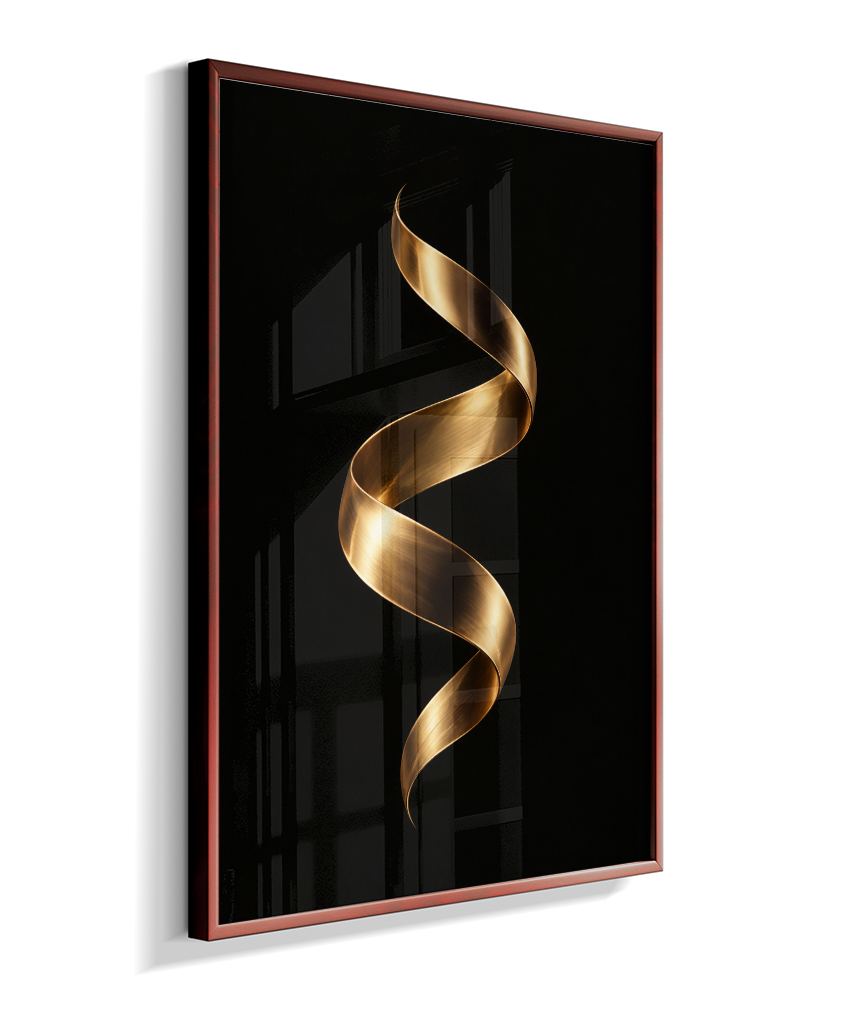 Fita Dourada — Bronze e Preto