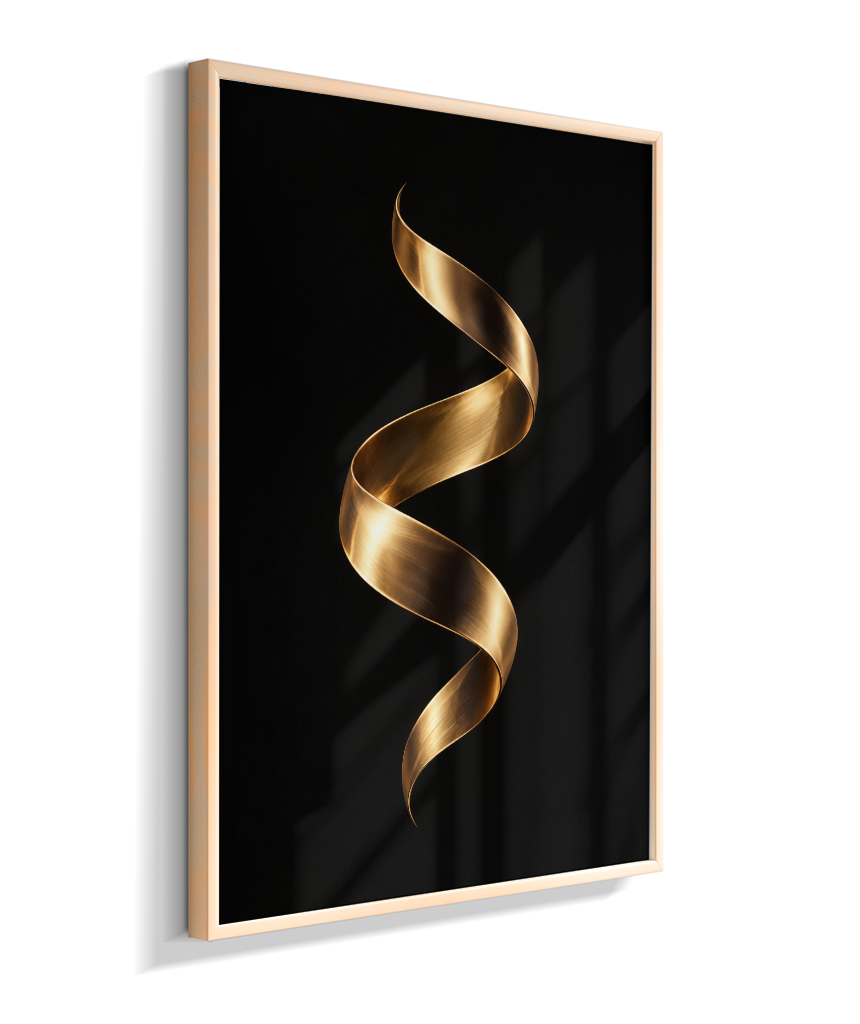 Fita Dourada — Bronze e Preto