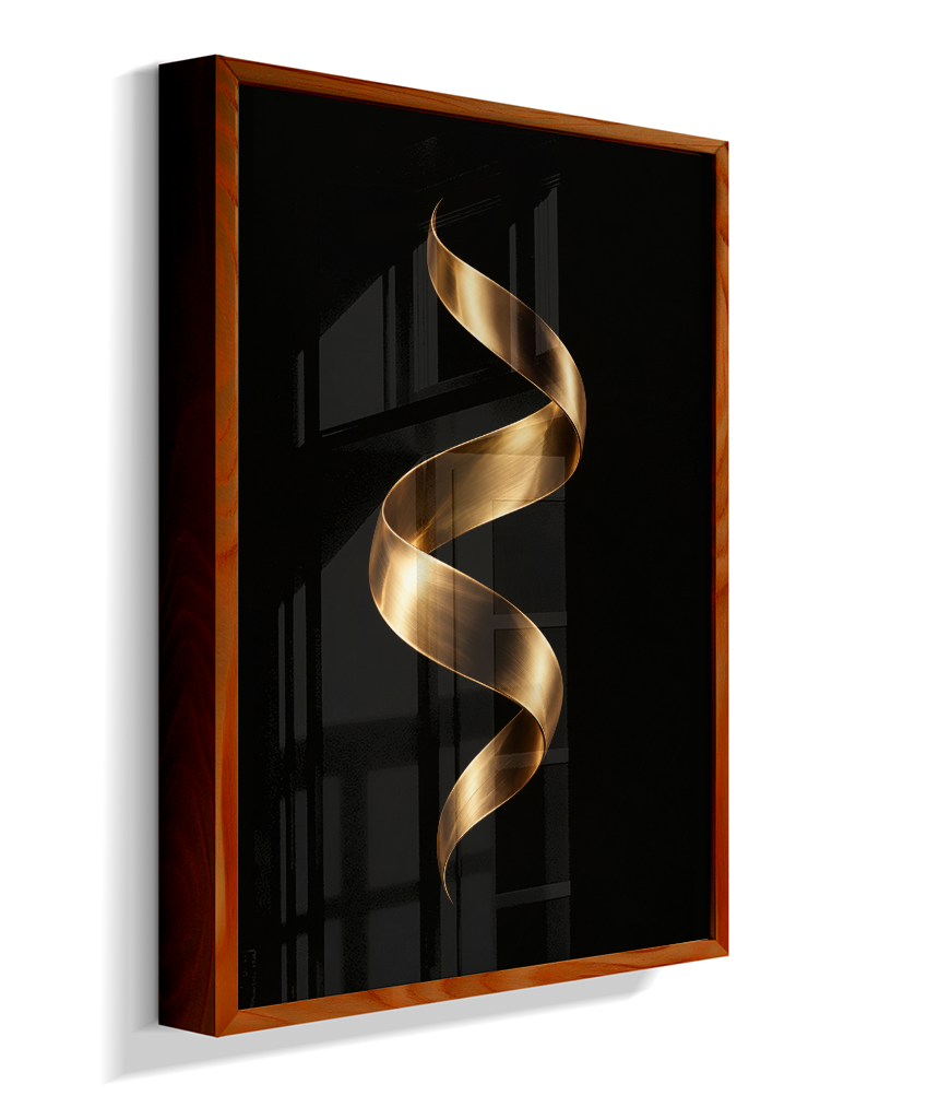 Fita Dourada — Bronze e Preto