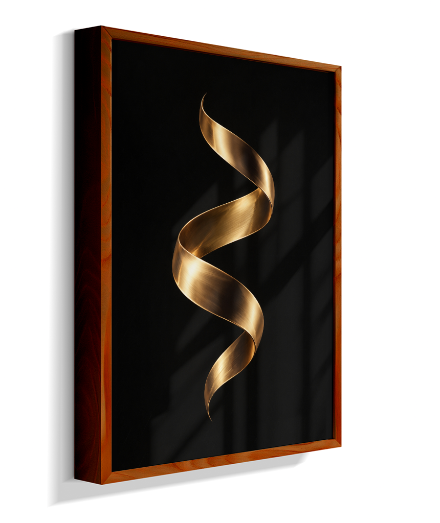 Fita Dourada — Bronze e Preto
