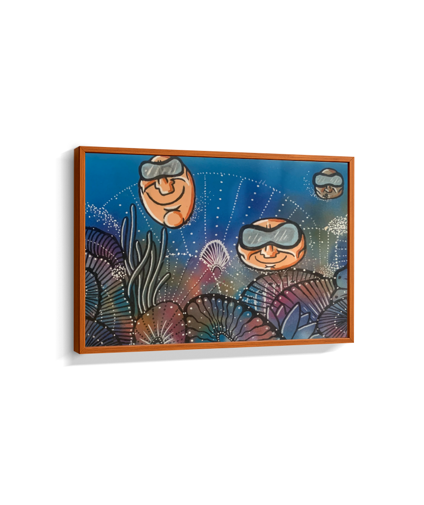 Carinhas no fundo do mar