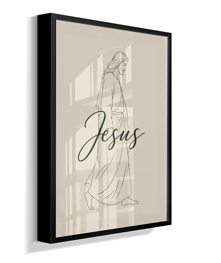 Quadro Jesus 60x90cm Premium