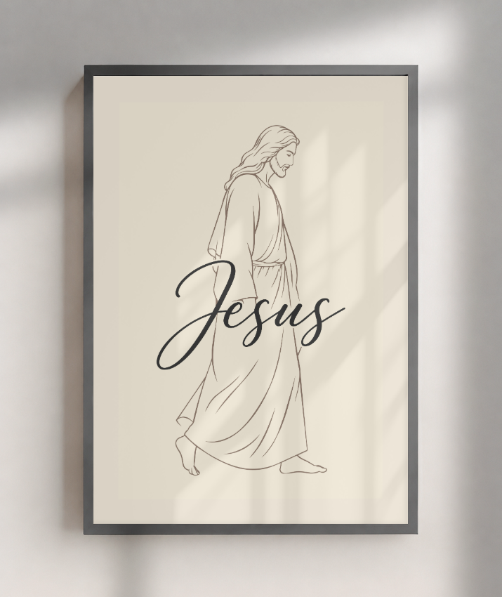 Quadro Jesus 60x90cm Premium