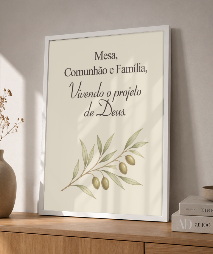 Quadro Comunhão 60x90cm Premium