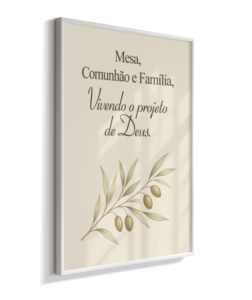 Quadro Comunhão 60x90cm Premium