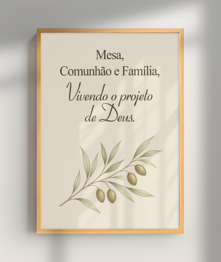 Quadro Comunhão 60x90cm Premium