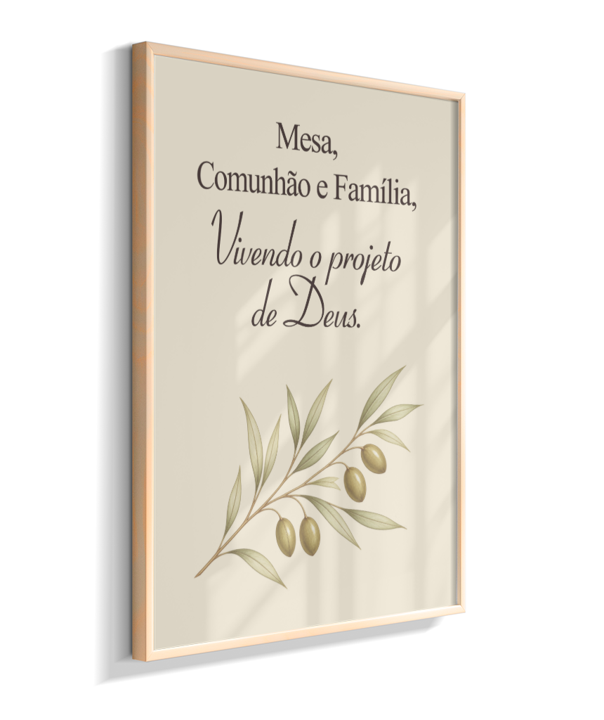 Quadro Comunhão 60x90cm Premium