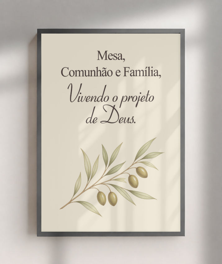 Quadro Comunhão 60x90cm Premium