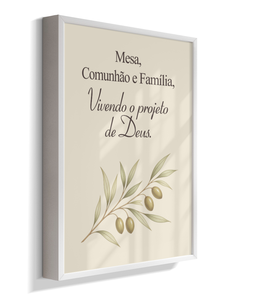 Quadro Comunhão 60x90cm Premium