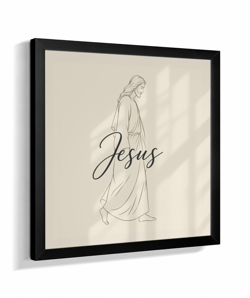 Quadro Jesus 30x30cm