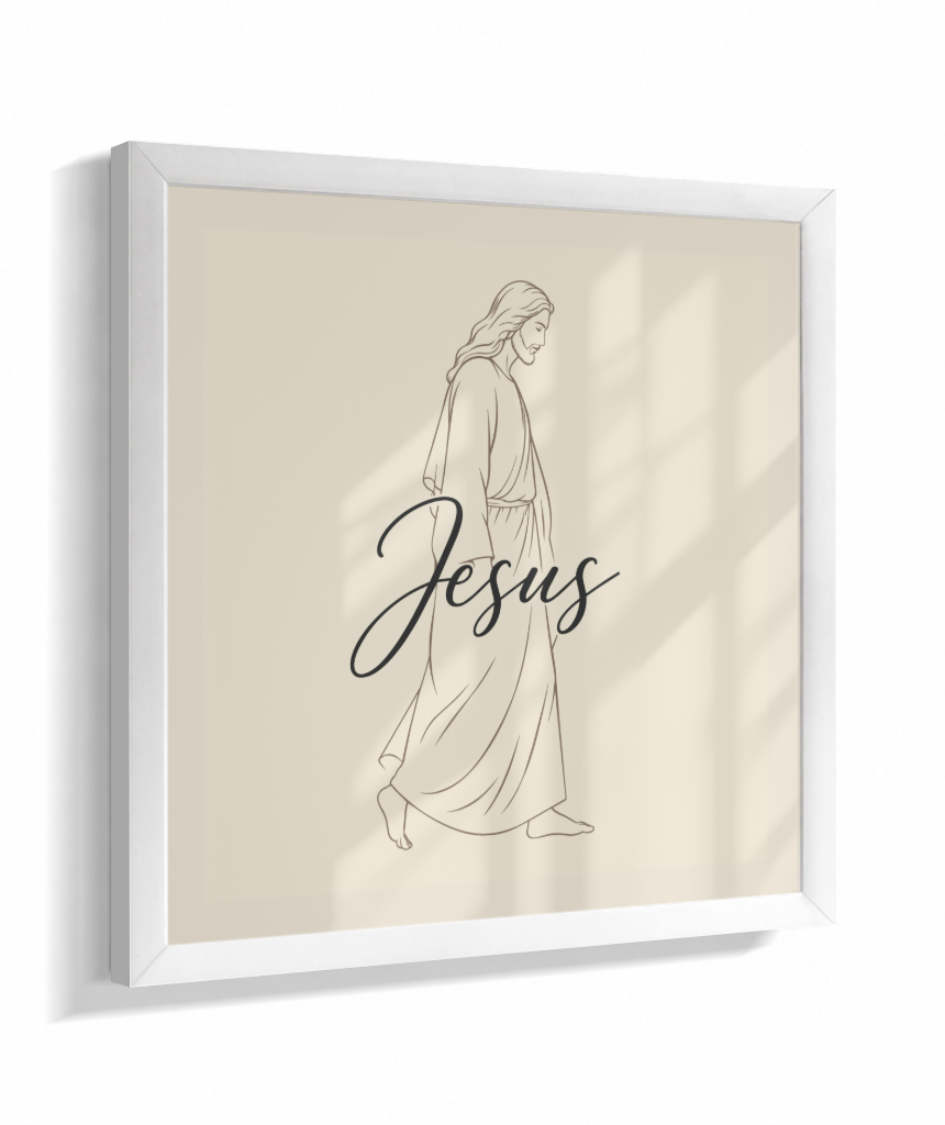 Quadro Jesus 30x30cm