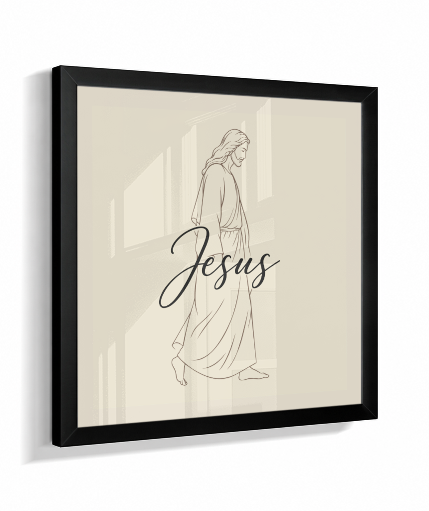 Quadro Jesus 30x30cm