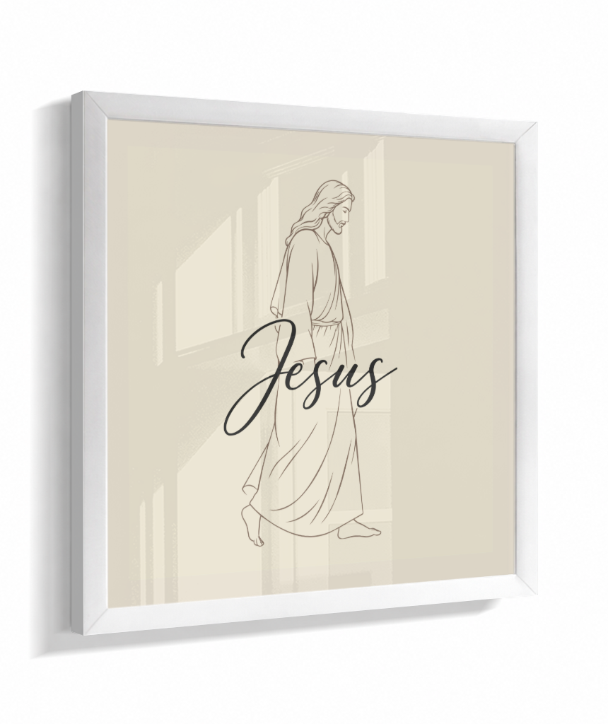 Quadro Jesus 30x30cm