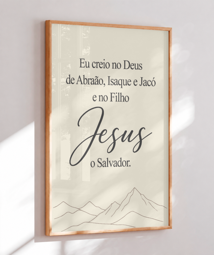 Quadro Monte Sinai 20x30cm