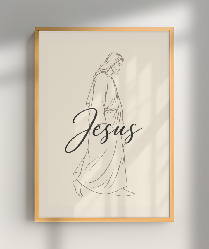 Quadro Jesus 20x30cm