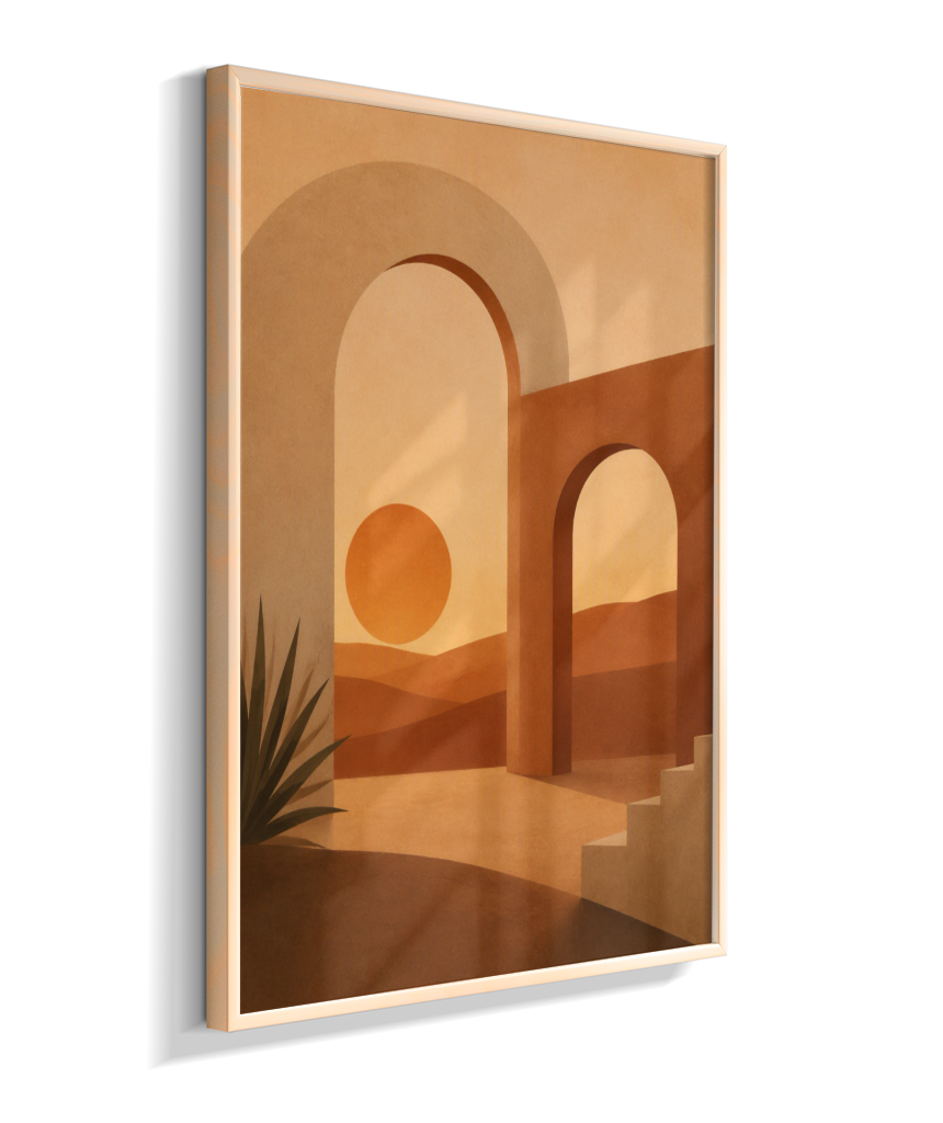 Quadro Retangular Vertical Minimal Abstrato