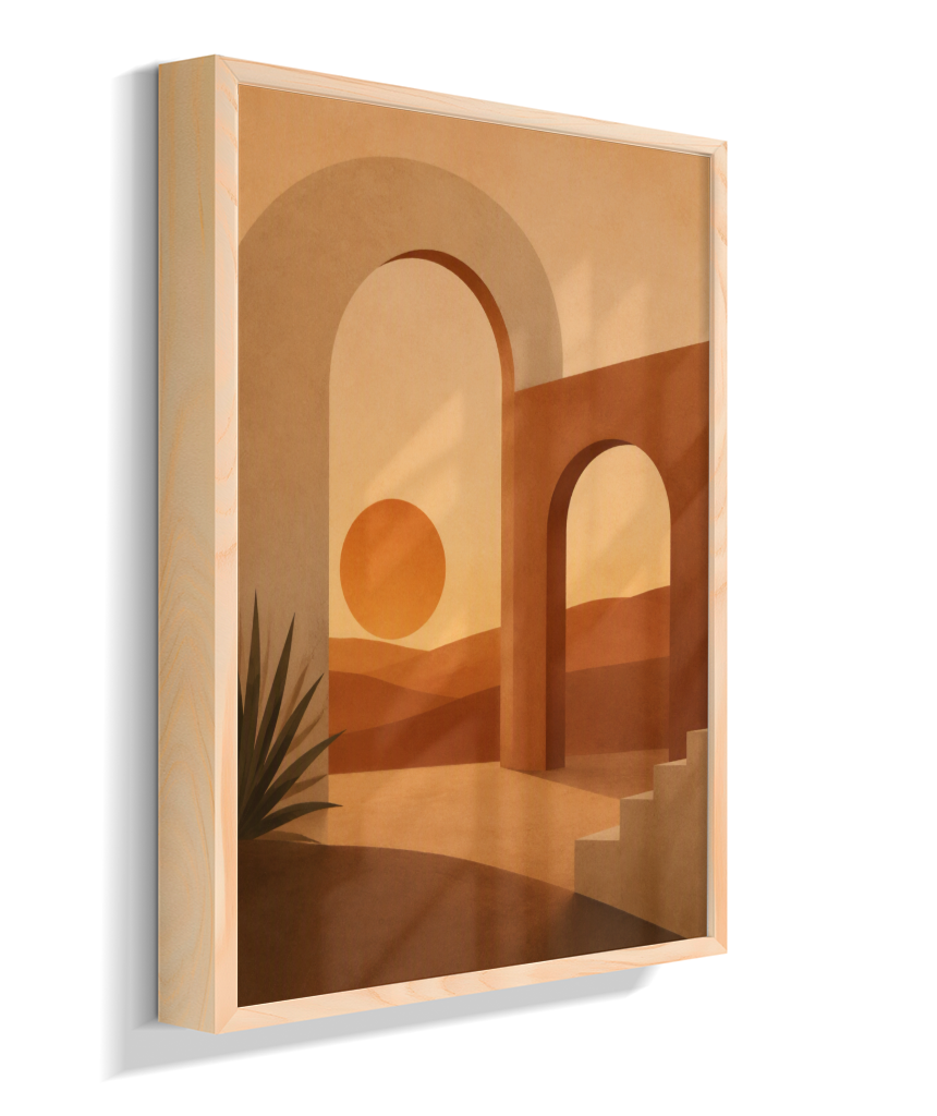 Quadro Retangular Vertical Minimal Abstrato