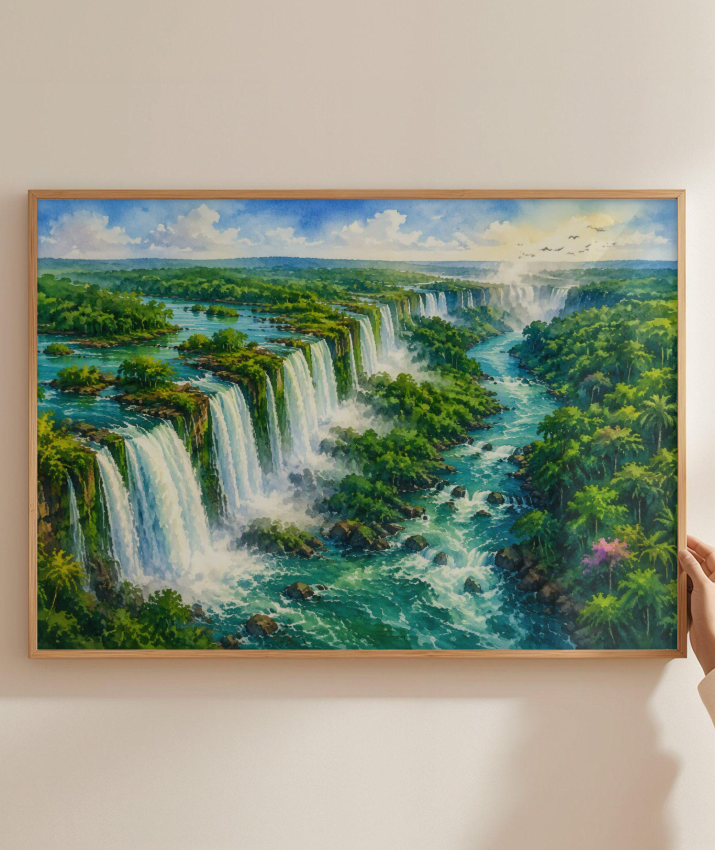 Quadro Retangular Horizontal Cataratas