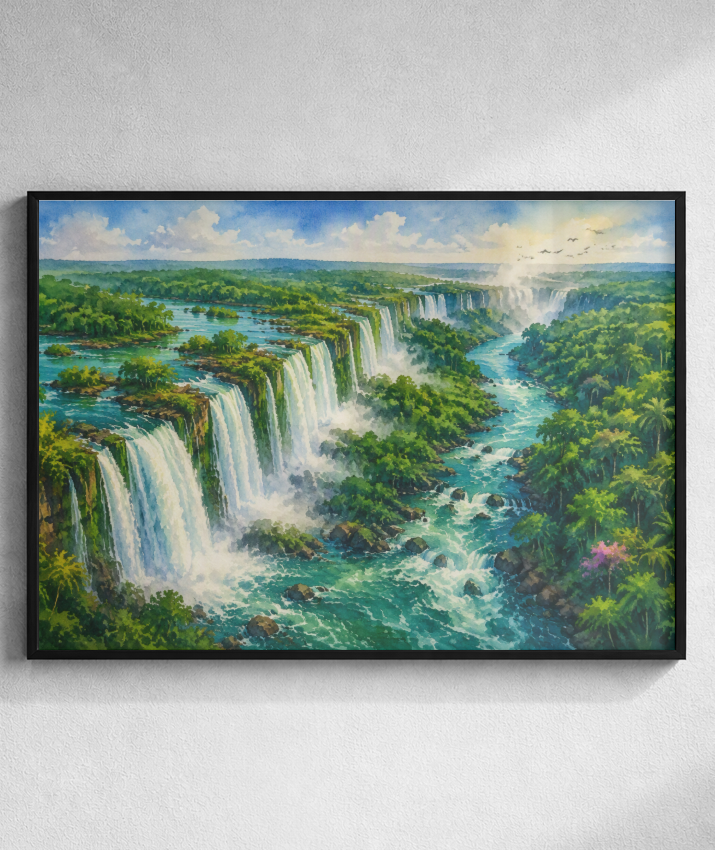 Quadro Retangular Horizontal Cataratas
