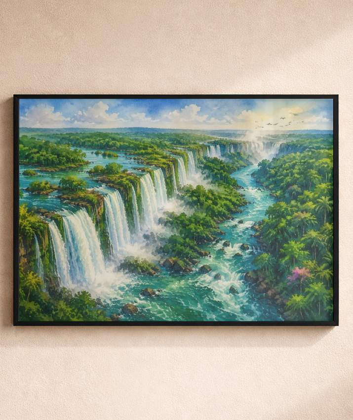 Quadro Retangular Horizontal Cataratas