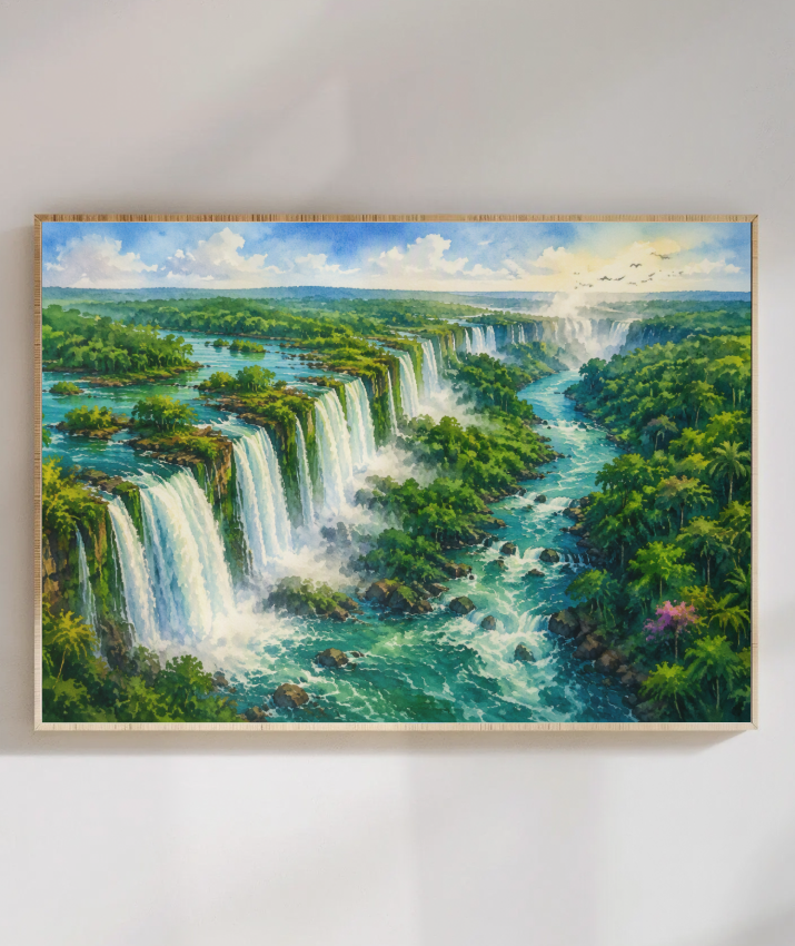 Quadro Retangular Horizontal Cataratas