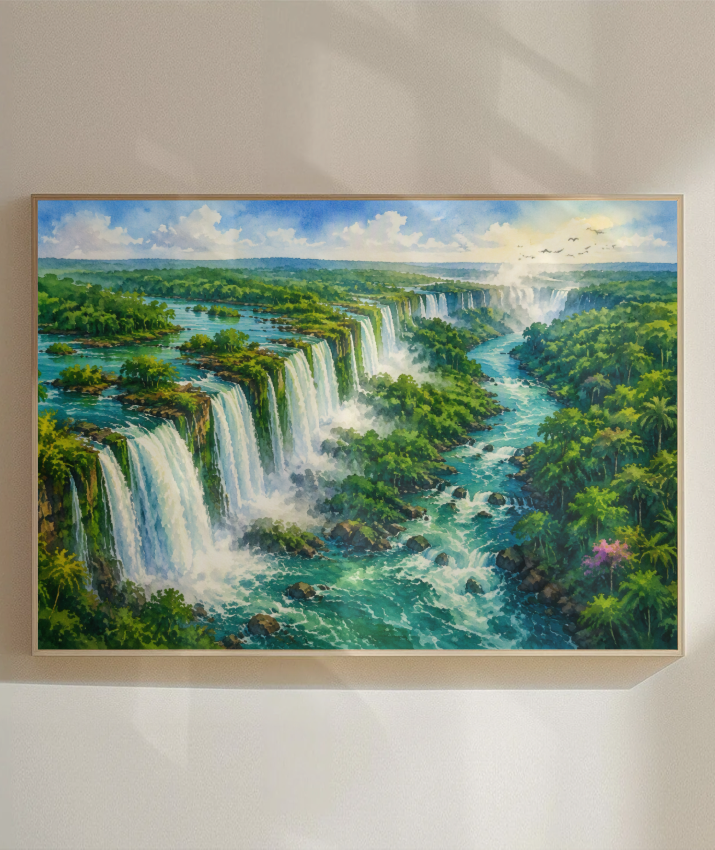 Quadro Retangular Horizontal Cataratas