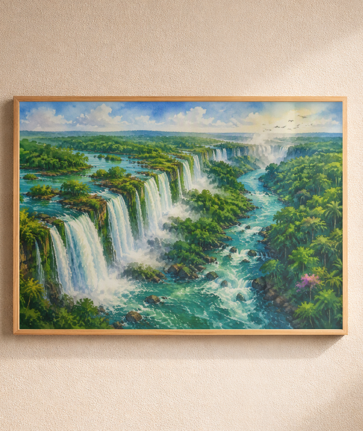 Quadro Retangular Horizontal Cataratas