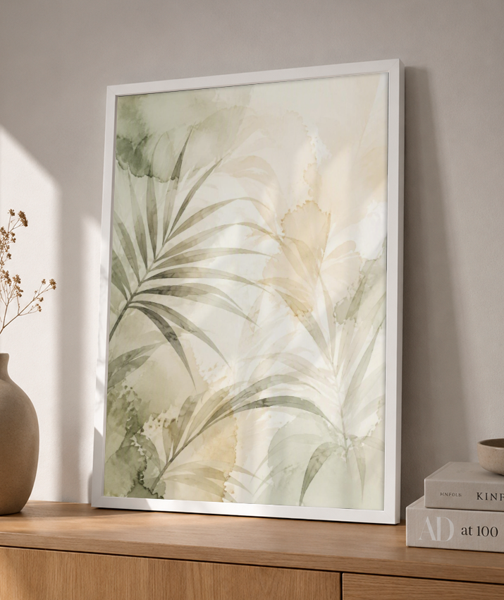 Quadro Decorativo Folhagens