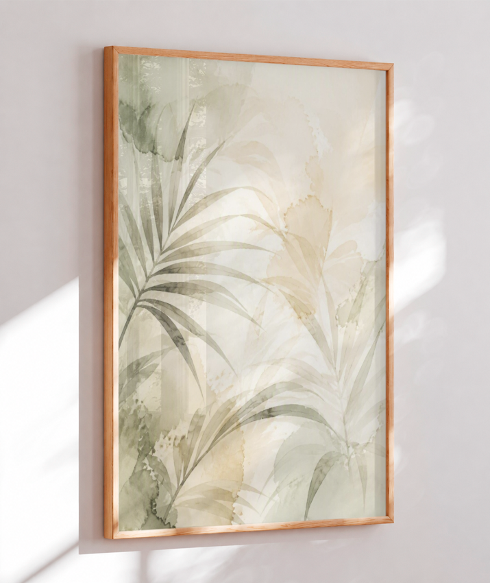 Quadro Decorativo Folhagens