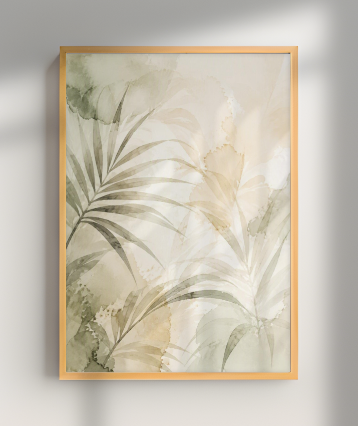 Quadro Decorativo Folhagens