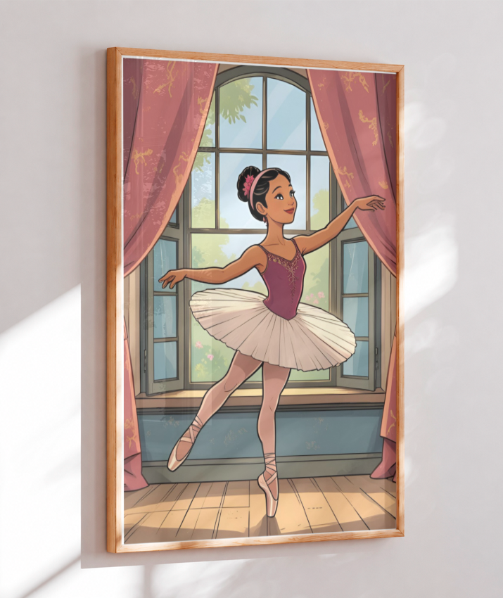 Placa Decorativa Bailarina Encantada