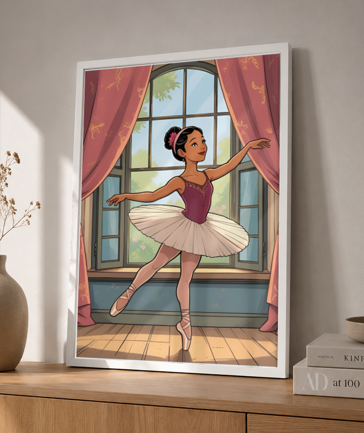 Placa Decorativa Bailarina Encantada