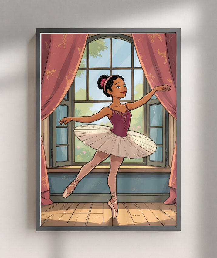 Placa Decorativa Bailarina Encantada