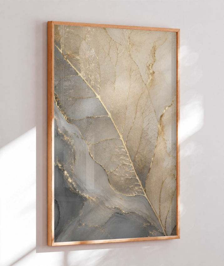 Quadro Decorativo Folha Destac