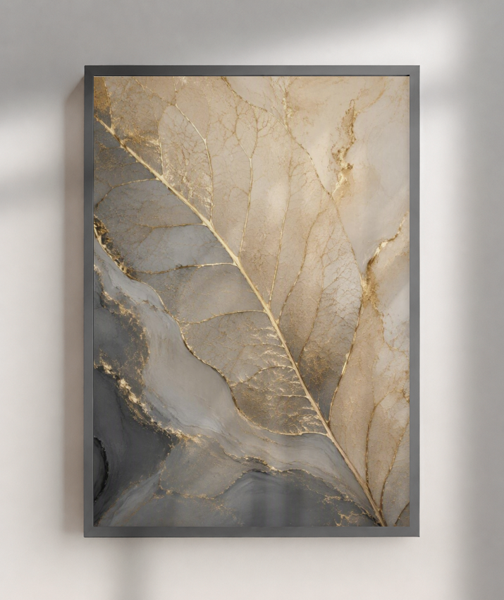 Quadro Decorativo Folha Destac