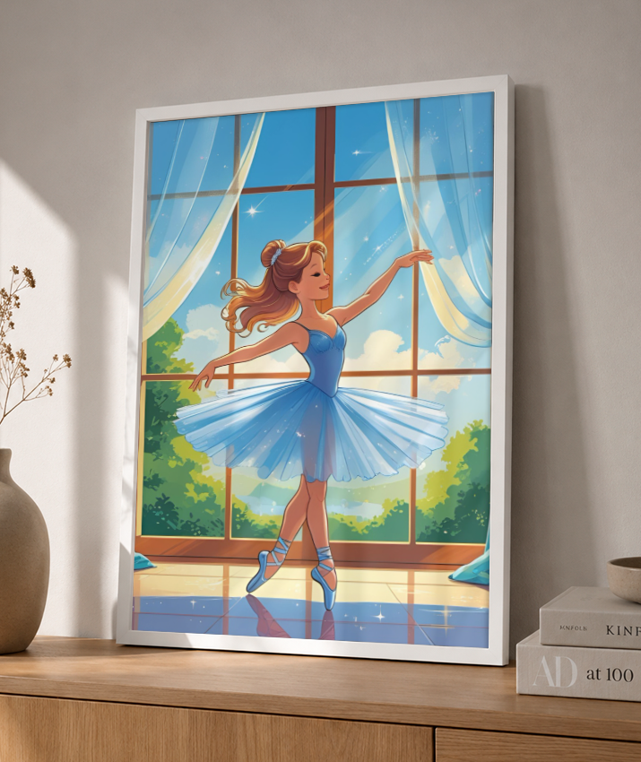 Placa Decorativa Bailarina Dança e Encanto