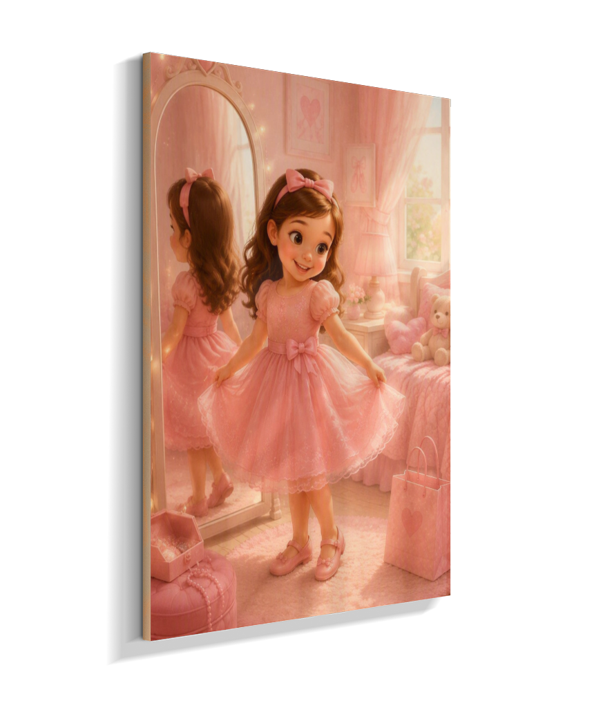 Placa Decorativa Infantil Pequena Princesa