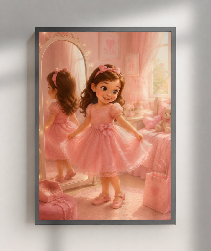 Placa Decorativa Infantil Pequena Princesa