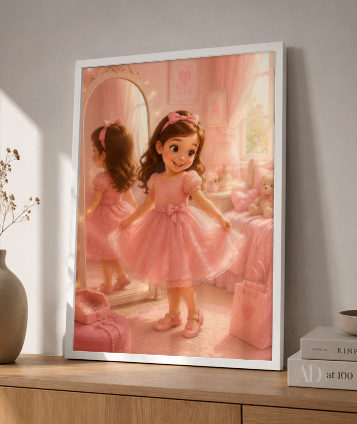 Placa Decorativa Infantil Pequena Princesa