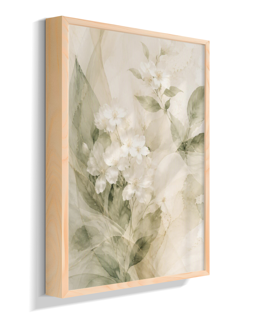 Quadro Decorativo White Flowers