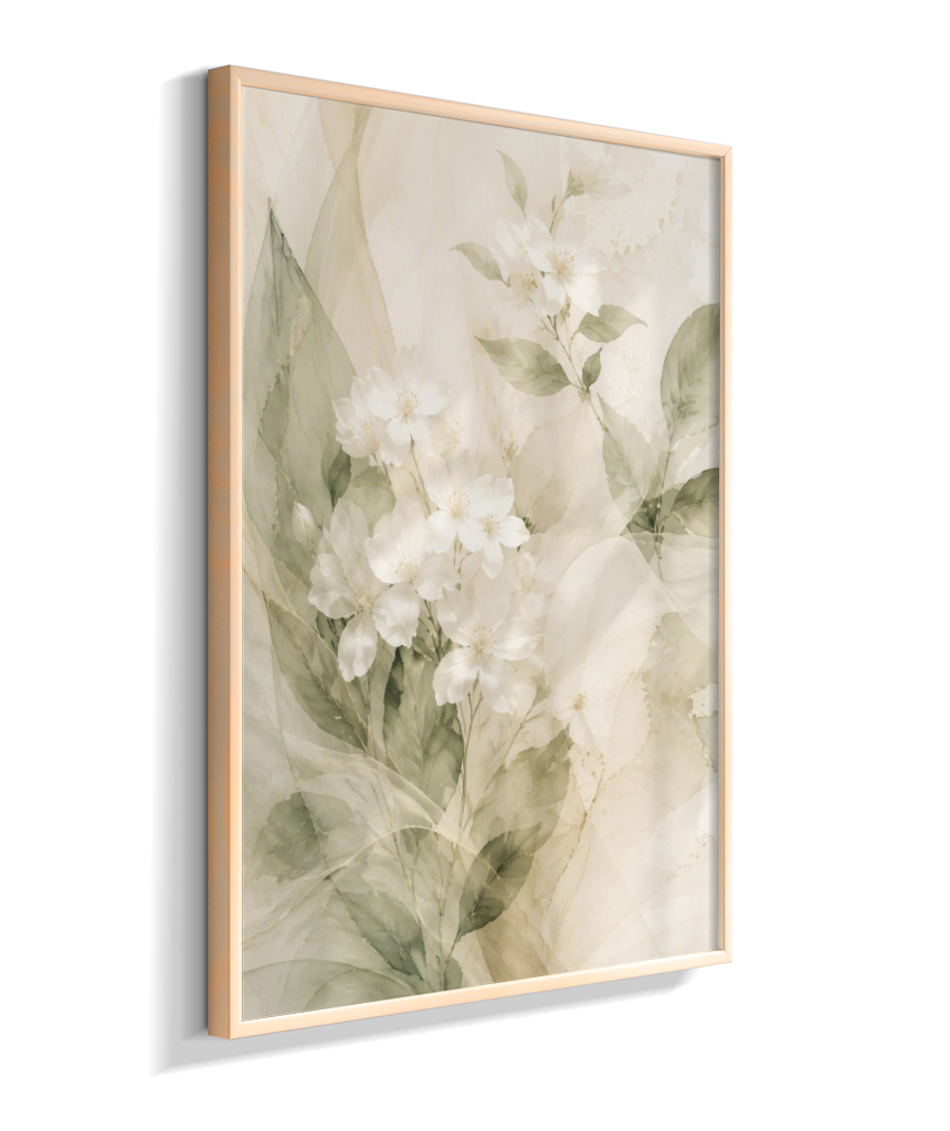 Quadro Decorativo White Flowers