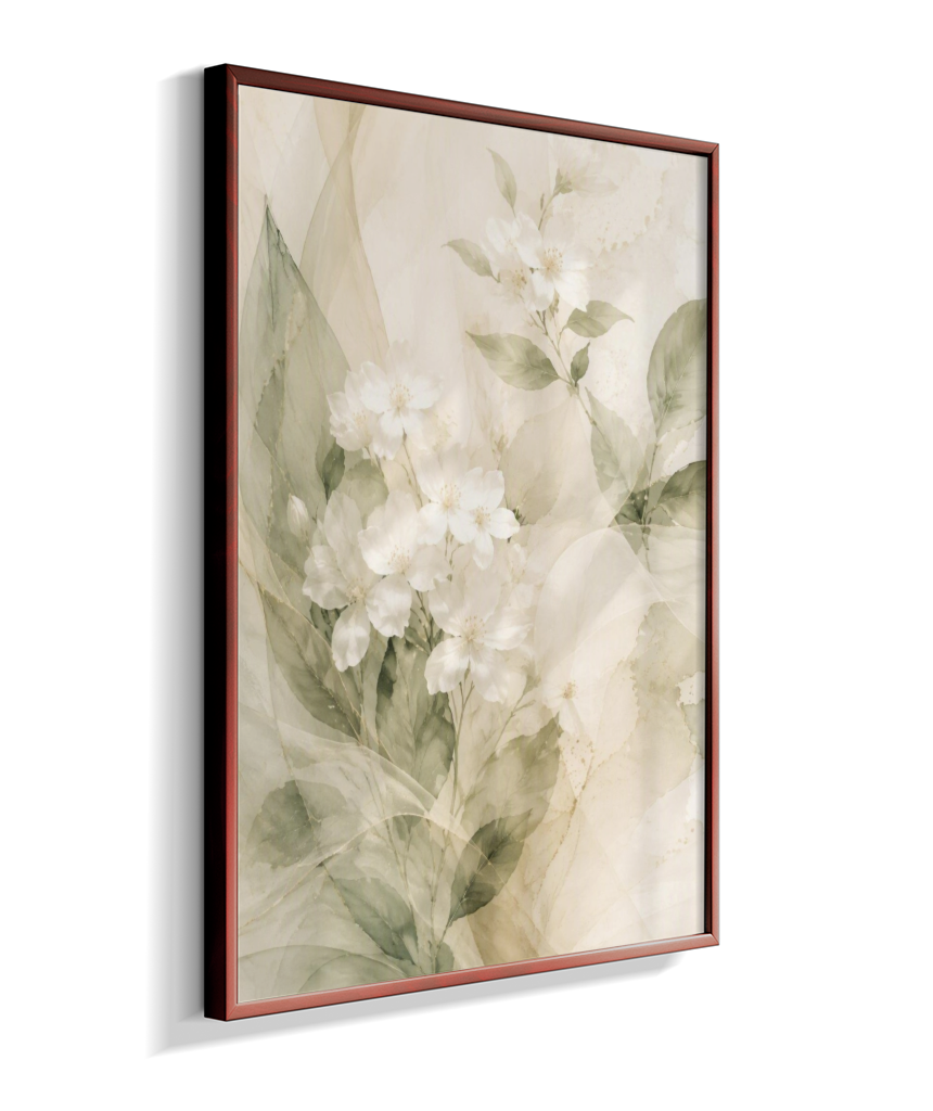 Quadro Decorativo White Flowers