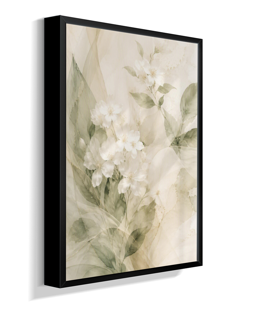 Quadro Decorativo White Flowers
