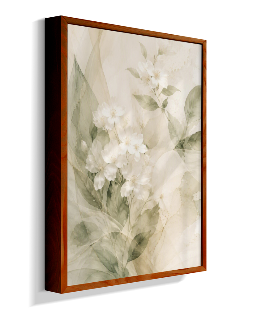 Quadro Decorativo White Flowers